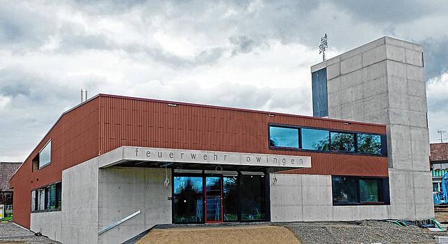 Derzeit läuft noch der Innenausbau im neuen Feuerwehrgerätehaus.