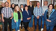 Die Kandidaten der Freien Wähler/FDP für den Geisinger Gemeinderat, die bei der Nominierungsversammlung anwesend sind (von links): Paul ...