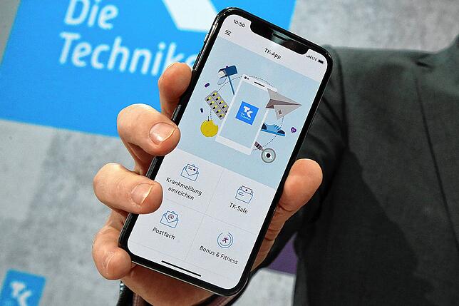 Für die elektronische Patientenakte braucht man die passende App. Diese sieht je nach Krankenkasse unterschiedlich aus.