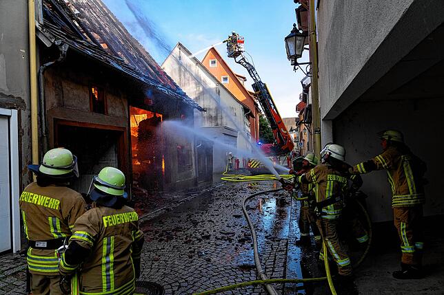 Bild 19: Der Großbrand in Villingen in Bildern: So schlimm wütete das Feuer in der Innenstadt