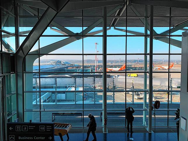 Impression vom Euroairport.