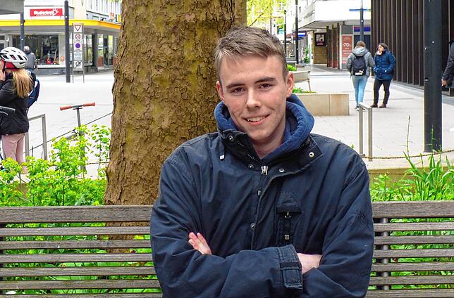 Erstwähler Niklas Hugenschmidt, 16 Jahre alt