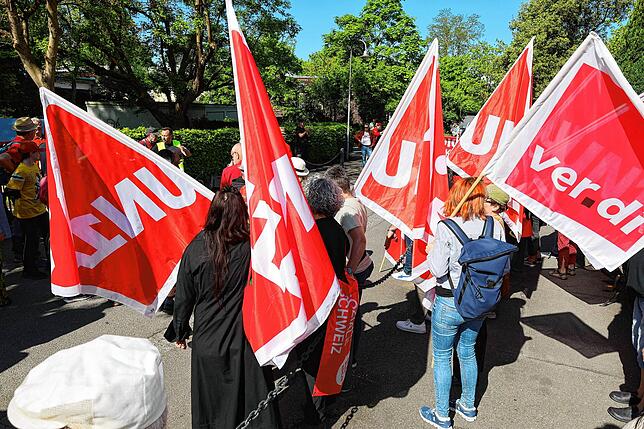 Bild 19: Gemeinsamer Protest am 1. Mai: So gingen Konstanzer und Kreuzlinger auf die Straße