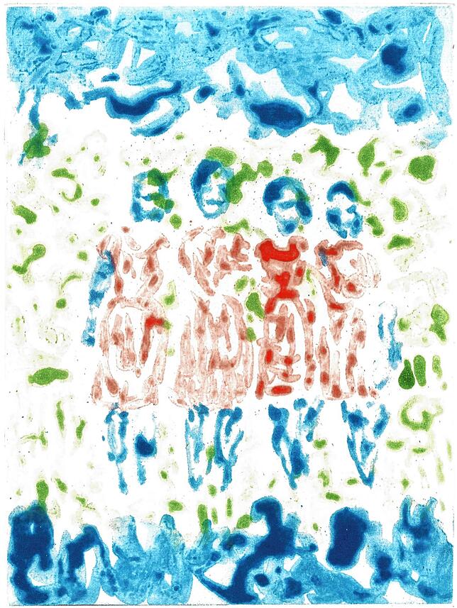 „Eine Erinnerung“ (2009) wirkt durch die atmosphärische Leichtigkeit wie ein Aquarell.