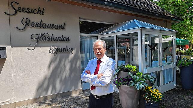 Heute liegt das Hauptaugenmerk von Alfio Di Mauro auf dem Kastaniengarten. Hier ist er für größere geschlossene Gesellschaften ...