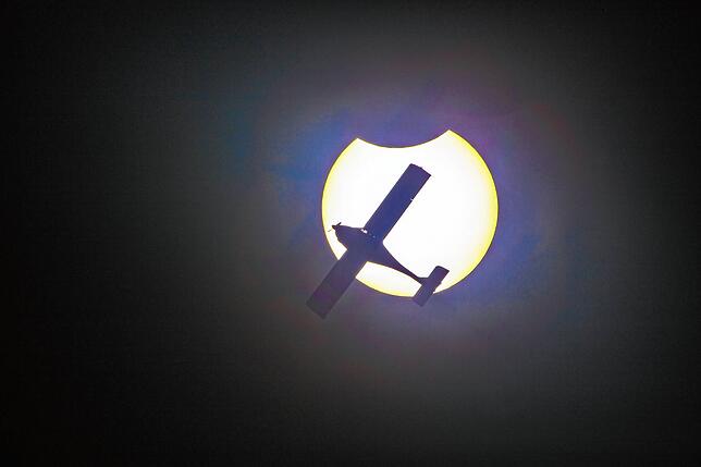 Bild 5: Bilder und ein Video von der Sonnenfinsternis über VS-Villingen