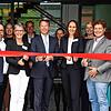 Die neue Adresse der Akademie für Gesundheitsberufe ist die August-Ruf-Straße 26. Bei der Einweihung schneiden (vorne von links) Moritz ...