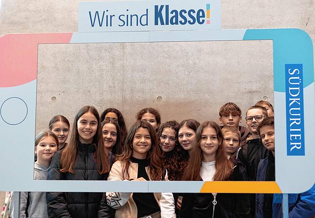 Bild 8: Alle Selfierahmen-Bilder der SÜDKURIER „Klasse!“-Veranstaltung in Singen