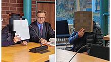 Die beiden Angeklagten aus dem Schwarzwald, eine 34-Jährige (links) und ein 47-Jähriger, wurden nach einem Verständigungsgespräch zu ...