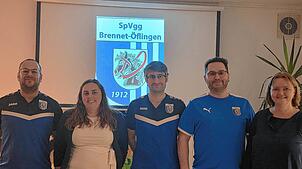 Neue Jugendleitung (von links): Jürgen Mentele, Daniela Mentele, Diego Di Nunzio, Piero Marchiano und Tanja Marchiano. Foto: Bastian Mentele
