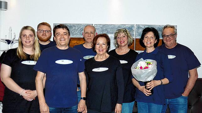 Mitglieder des Vorstandsteams des Amateurtheaters Lüüchte (von links): Pia Jung, Andrin Haas, Ralf Frulio, Thomas Asaël, Sabine Zuch, ...