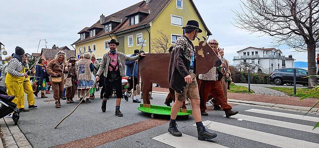 Bild 14: Vom Narrendorf in den Winzerkär