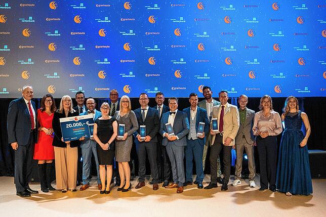 Die Gewinner des diesjährigen Ceres Awards nach der Siegerehrung mit den Sponsoren, Vertretern von Agrarverbänden und vom Deutscher ...