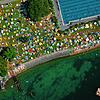 Das Strandbad Friedrichshafen aus der Vogelperspektive.