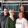 Der Vorstand des Vereins „Helfen – was sonst“ zu Besuch in der SÜDKURIER Redaktion Stockach. Von links: Jürgen Brecht (Vorsitzender), ...