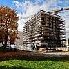 November 2020: Ein Jahr nach dem Spatenstich kann die Wohnbau Richtfest in der Römerstraße feiern.