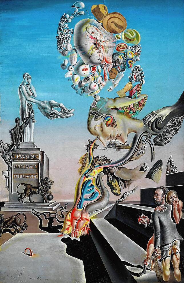 Salvador Dalí: „Das finstere Spiel“, 1929.