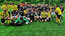 Party ohne Gäste: Weil der FC Steinen-Höllstein II am letzten Spieltag nicht angetreten ist, organisierte Meister SV Todtmoos ein Spiel ...