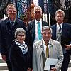 Große Ehre für Karl Wehrle (vorn, mit seiner Ehefrau Aniceta) im Münster. Der langjährige Reichenauer Kultur- und Tourismuschef wird für ...