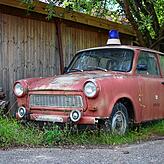 In der Eichbühlstraße steht ein alter Feuerwehr-Trabbi. Er gehört dem ehemaligen Kommandanten der Feuerwehr Dieter Quintus. Welche ...