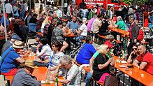 Viele Besucher waren beim Familienfest des Deutschen Gewerkschaftsbundes auf dem Herz-Jesu-Platz in Singen zu Gast.