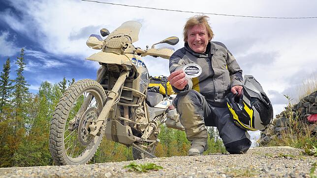 In 77 Tagen durchquerte Charlie Spiegel Kanada und Alaska mit seinem Motorrad. Für ihn ein unvergessliches Erlebnis.