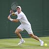 Dominik Koepfer steht beim Wimbledon-Turnier in der zweiten Runde. Der Furtwanger lieferte am Dienstag-Nachmittag auf dem Londoner Rasen ...