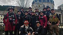 Die Guggis ‚81 beim Ausflug nach Sankt Blasien im Steampunk-Kostüm. Bilder: Verein