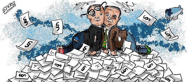 Bild 4: Die Karikatur der Woche: Wie weit weg ist noch zu nah dran?