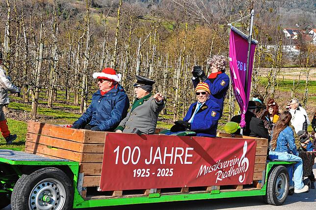 Bild 15: Narren bekunden ihre Macht durch Narrenbaumsetzen