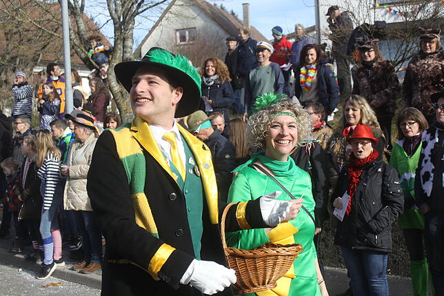 Bild 4: Bilder vom Narrentreffen zum 40. Jubiläum der Kuhsattler aus Hohenfels