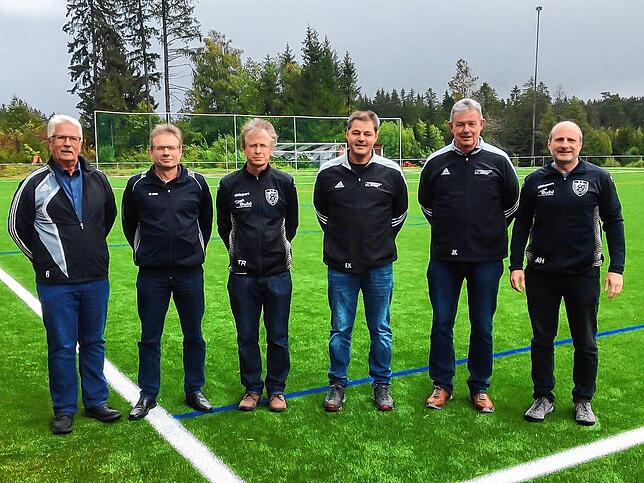 Die Macher beim Förderverein (von links): Eberhard Hummel, Peter Rosa, Thomas Robold, Edgar Kaiser, Erich Kiefer und Patrick Gatti. ...