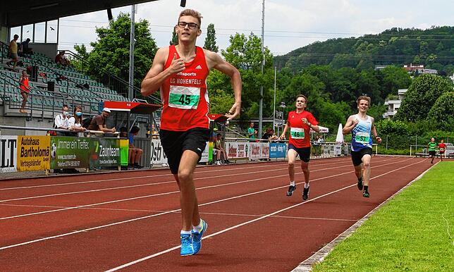 Klasse: Tim Reckermann (LG Hohenfels) siegte in der Klasse U18 über 800 Meter.
