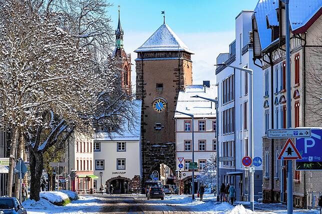 Bild 3: Wintereinbruch im Schwarzwald verschönert durch Schnee und Sonne