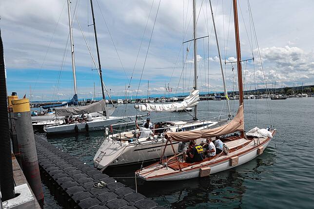 Bild 50: Die Internationale Bodenseewoche 2024 ist vorbei. Im Konstanzer Hafen erfolgt die Siegerehrung