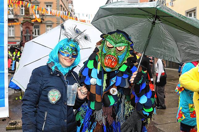 Bild 29: Schmotziger Dunschtig in Konstanz: Fasnacht mit Musik, Hästrägern und buntem Treiben - Die Bilder!