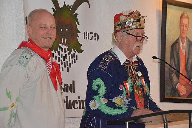 Bild 34: Bilder vom Narrentreffen der Urviecher-Zunft: Narrenmesse und Zunftmeisterempfang