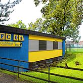 Das Clubheim des FC Singen „Zum Elfer“ liegt in der Friedinger Straße, direkt neben dem Waldecksportplatz.