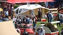 Auf dem historischen Campingplatz im Freigelände konnten sich die Besucher der Klassikwelt an die guten alten „Urlaubs“-Zeiten erinnern. ...