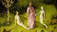 Bei Hieronymus Bosch (1450-1516) herrscht im Garten Eden ein einziger, männlicher Gott. Das sah in frühbabylonischen Mythen noch anders aus.