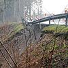 Nach einem Starkregen im März tauchte an der L 170 ein weiterer kleiner Rutschbereich am Bankett kurz vor der B 315-Einmündung auf.