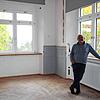 Rektor Andreas Geiger in seinem neuen Büro, das er bis spätestens Januar 2024 beziehen wird. Die Sanierungsarbeiten im Bestandsgebäude ...