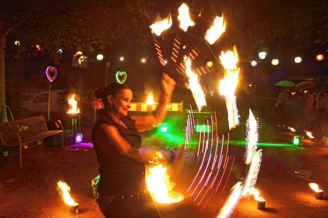 Lichterfest Todtmoos: Feuershow