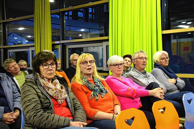 Konzentration bei den Zuhörern.