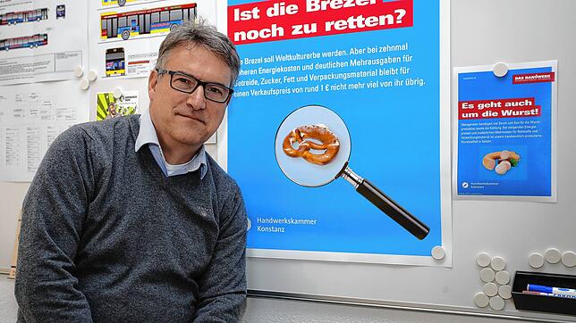 &bdquo;Ist die Brezel noch zu retten?&ldquo; Die meisten Betriebsinhaber plagen jetzt berechtigte Zukunftsängste, weiß Georg Hiltner, ...