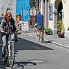 Was hier noch bürgerlicher Ungehorsam ist, soll künftig die Regel werden. In der Hafenstraße könnten auch die Radler (rechts) aus der ...