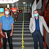 Hubert Ilka (links), Rektor der Realschule, und Ralf Heinrich, Rektor des Thomas-Strittmatter-Gymnasiums, arbeiten gemeinsam am Konzept ...
