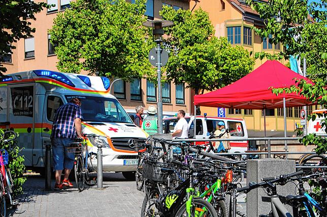Bild 26: Bilder der Brandstelle nach einem Feuer auf dem Seehasenfest