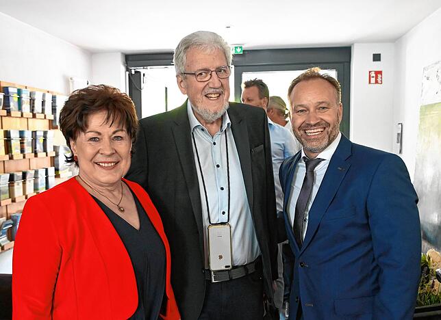 Ingrid und Hans Veit mit Matthias Weckbach