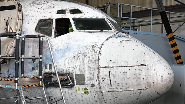 Das Bild entstand vor rund einem Jahr in einer Halle des Bodensee-Airports. Dort wird die &bdquo;Landshut&ldquo; auch ein Jahr später ...